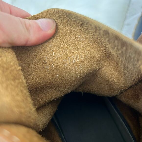 L.L.Bean Women’s 8” Unlined Bean Boots in Tan/Bright Navy/Gum Size 7N - Picture 10 of 12